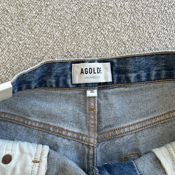 NWT AGOLDE PARKER LONG SHORT - Picture 4 of 7